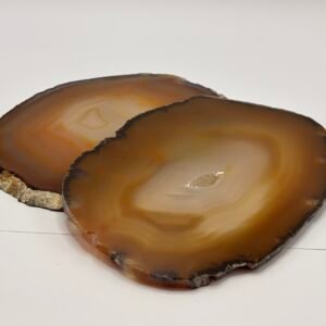 Fatias de ágata natural