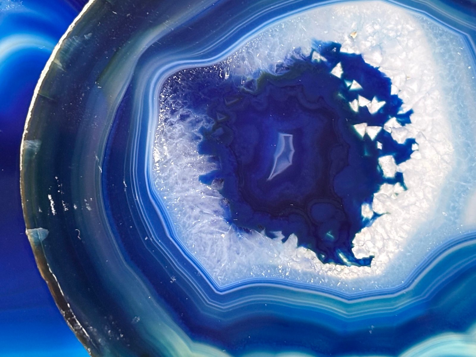 Conjunto de bases em ágata natural ( com tingido ) - Imagem 4