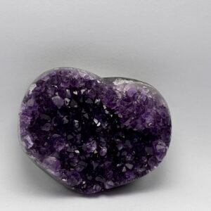 Drusa de Ametista em Forma de Coração