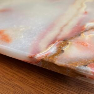 Placa de ônix decorativo